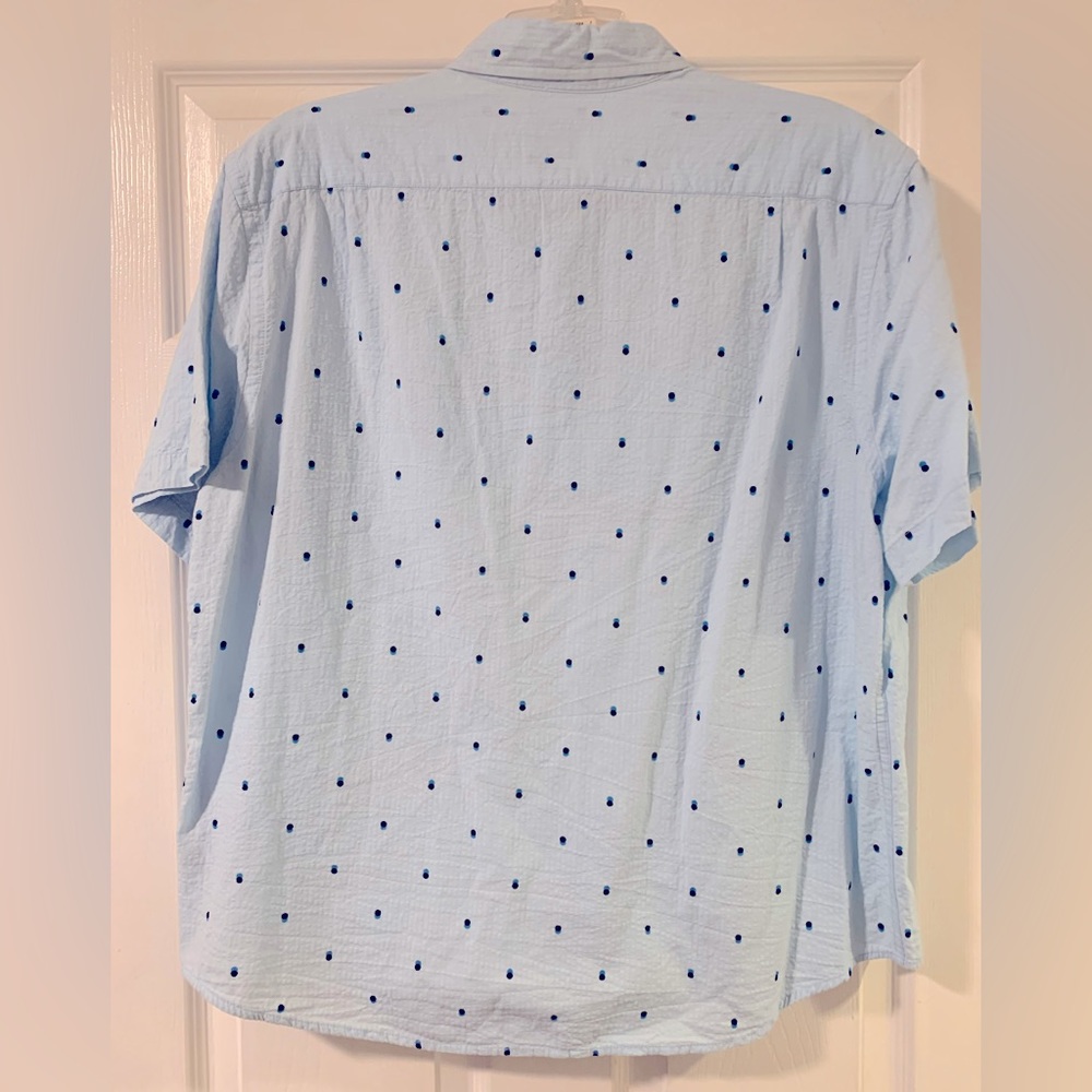 Light blue button down. Summer weight. Worn twice. Excellent condition - Picture 2 of 3
